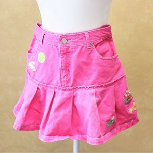 Disney Herby Fully Loaded Hot Pink Skort w/Patches